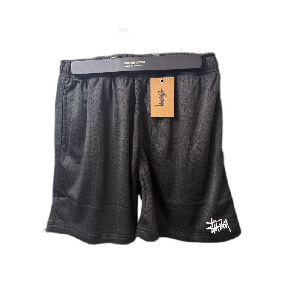 Stüssy Black Mesh Shorts SS25